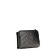 Portofel Saint Laurent negru din piele