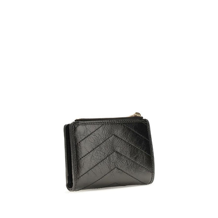 Portofel Saint Laurent negru din piele