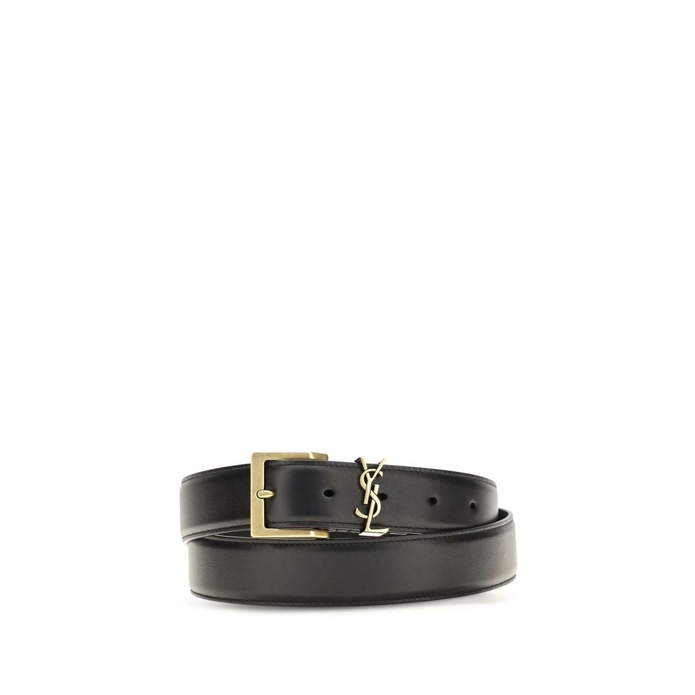 Saint Laurent Curea Neagră din Piele de Vițel