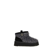 PINKO Ghete Negre din Material Textil