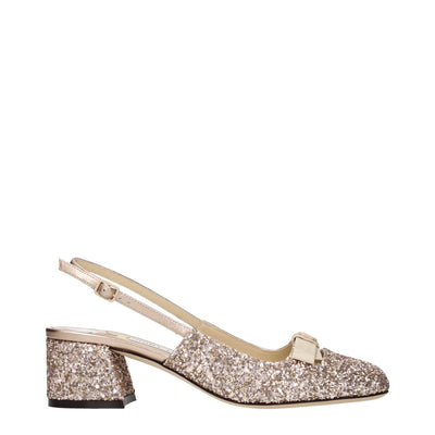 Sandale Jimmy Choo roz din plastic