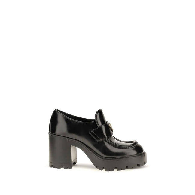 Prada Loafers Platform Negri din Piele