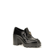 Prada Loafers Platform Negri din Piele