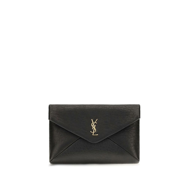 Saint Laurent Black Lamb Wallet
