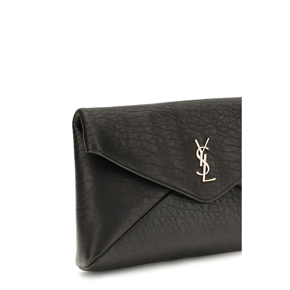 Saint Laurent Black Lamb Wallet