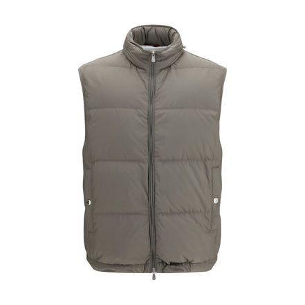 Brunello Cucinelli Vestă Gri din Poliester