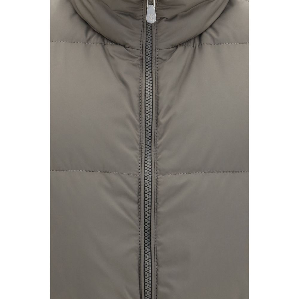 Brunello Cucinelli Vestă Gri din Poliester