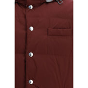 Brunello Cucinelli Bordeaux Polyester Sleeveless Jacket