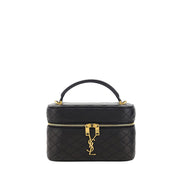 Saint Laurent Black Lamb Leather Shoulder Bag
