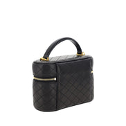 Saint Laurent Black Lamb Leather Shoulder Bag