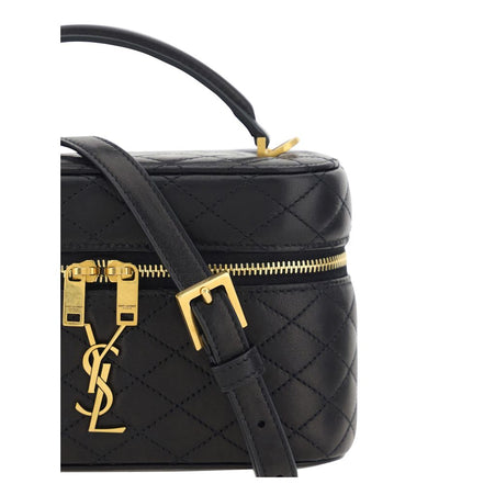 Saint Laurent Black Lamb Leather Shoulder Bag
