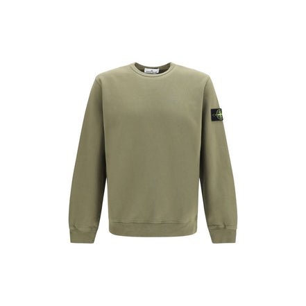 Stone Island Bicolor Cotton Sweatshirt
