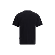 Tricou Palm Angels negru din bumbac cu logo ștampilă