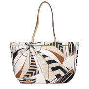 Tory Burch Geantă Crossbody Bej din Material Textil