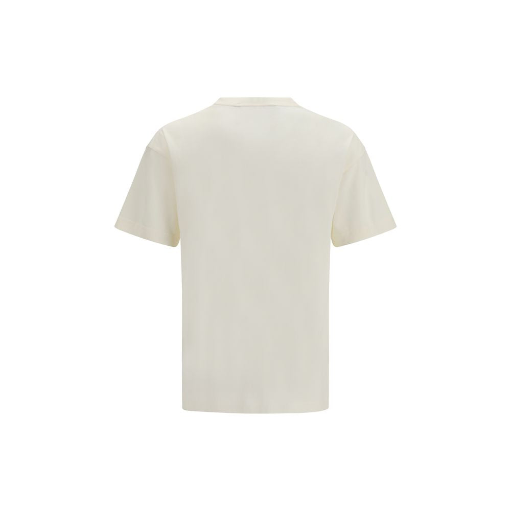 Palm Angels Tricou Bej din Bumbac