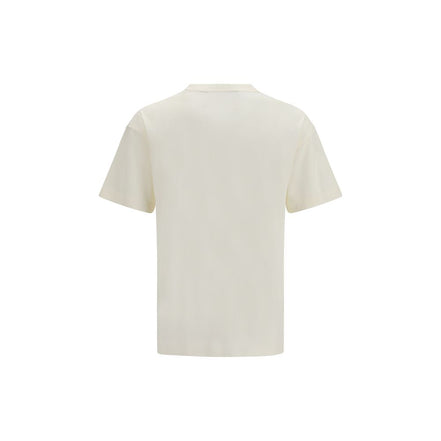 Palm Angels Tricou Bej din Bumbac