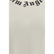 Palm Angels Tricou Bej din Bumbac