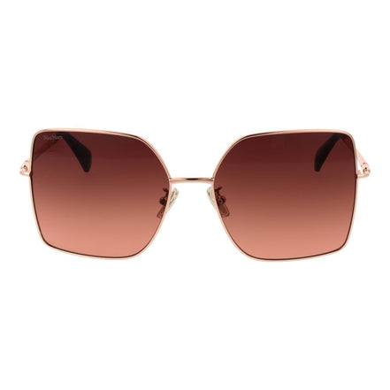 Max Mara Ochelari de Soare Aurii Roz din Metal