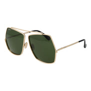 Max Mara Ochelari de Soare Aurii din Metal