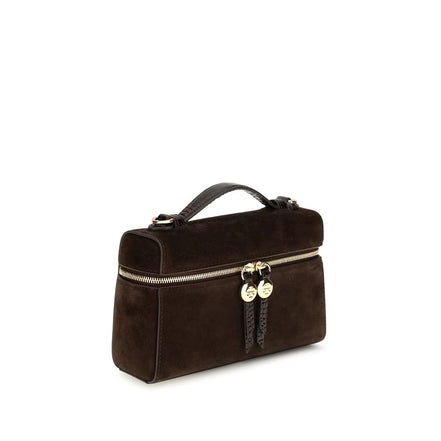 Tory Burch Geantă de Umăr Maro din Piele Întoarsă