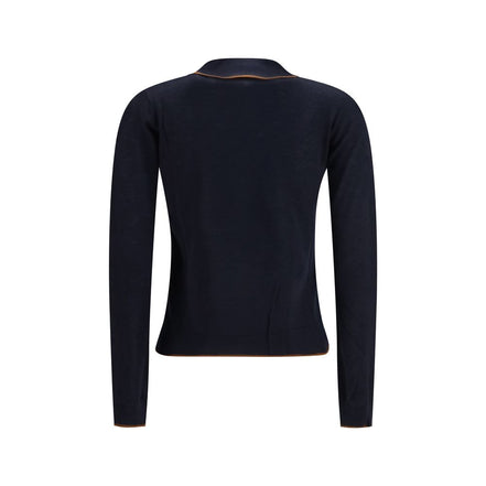 Max Mara Cardigan Albastru din Mătase