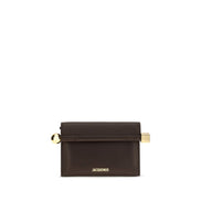 Jacquemus Brown Lambskin Clutch Bag