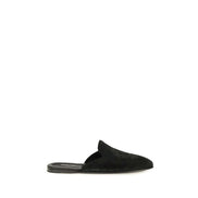 Dolce & Gabbana Papuci Mules Negri din Piele