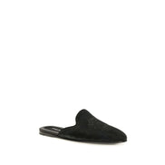 Dolce & Gabbana Papuci Mules Negri din Piele