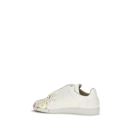 Maison Margiela White Leather Low Top Sneakers