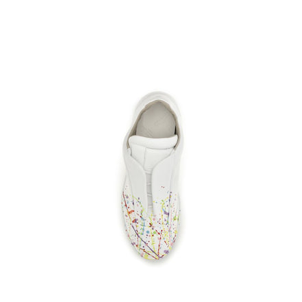 Maison Margiela White Leather Low Top Sneakers
