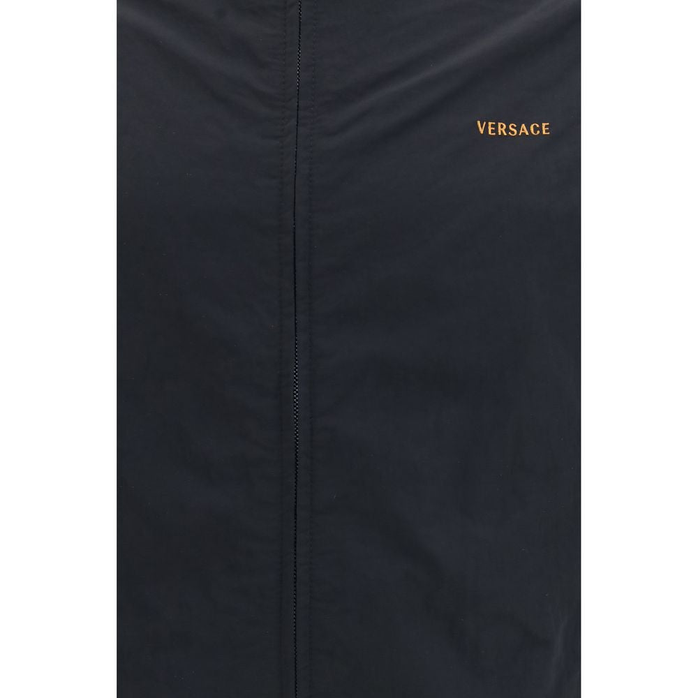 Versace Bomber Negru din Poliamidă