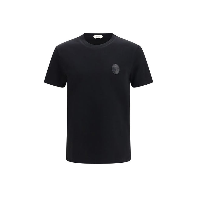 Versace Tricou Negru din Bumbac