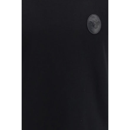 Versace Tricou Negru din Bumbac