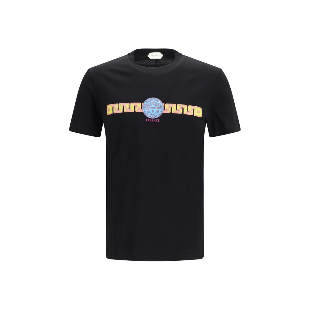 Versace Tricou Negru din Bumbac
