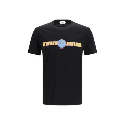 Versace Tricou Negru din Bumbac