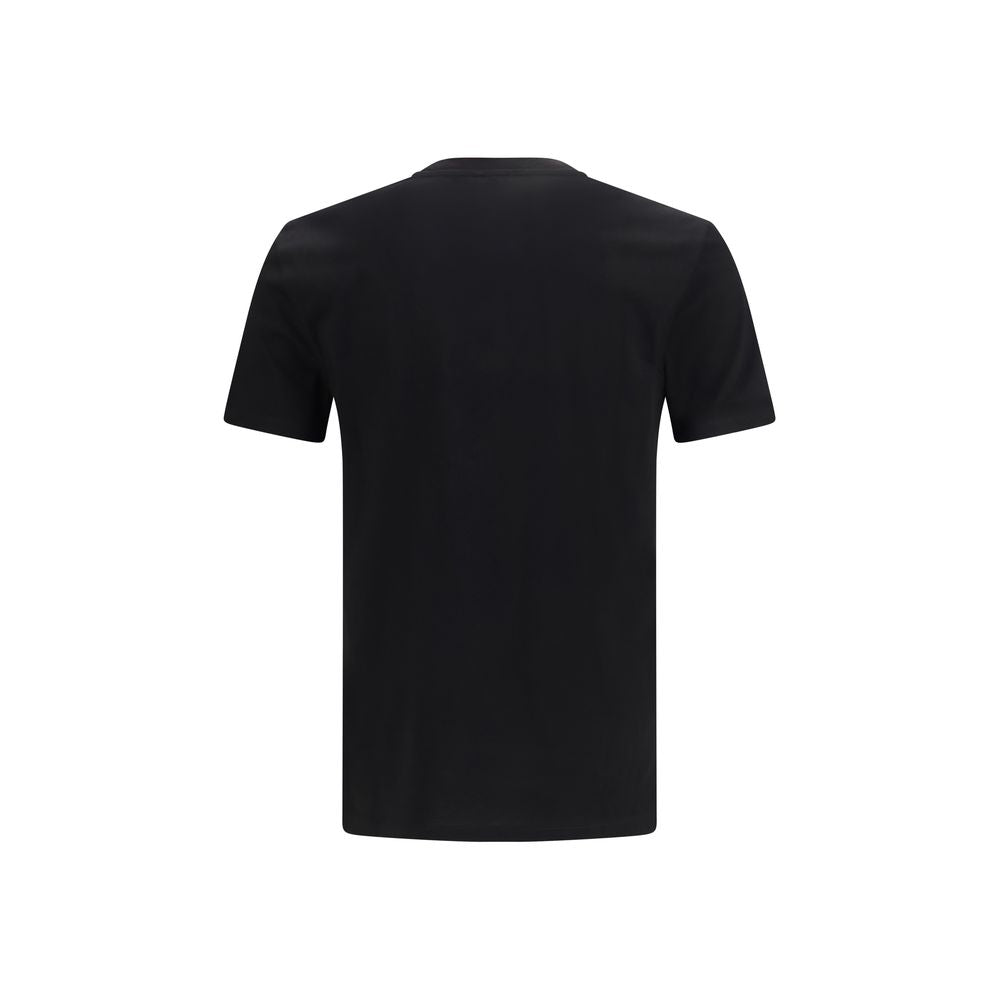 Versace Tricou Negru din Bumbac