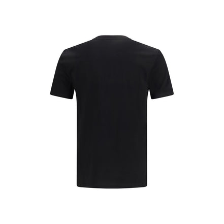 Versace Tricou Negru din Bumbac