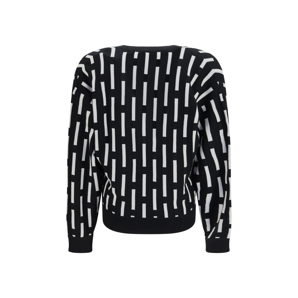 Versace Multicolor Wool Cardigan