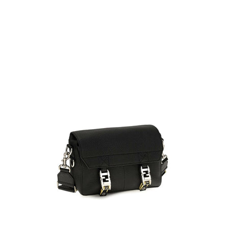 Fendi Geantă Crossbody Neagră din Piele