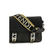 Fendi Geantă Crossbody Neagră din Piele