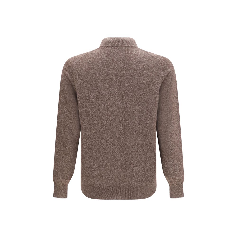 Brunello Cucinelli Cardigan Maro din Caşmir