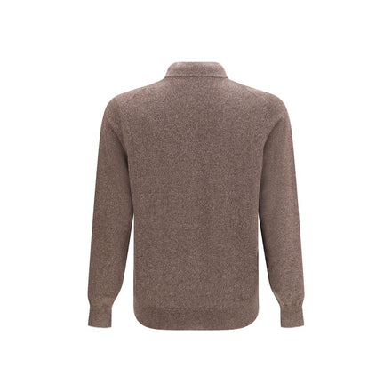 Brunello Cucinelli Cardigan Maro din Caşmir