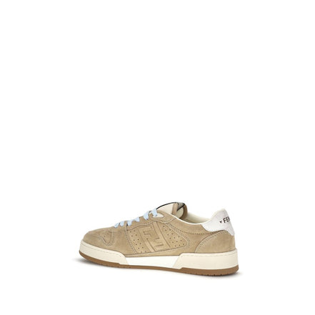 Fendi Adidași Sport Bej din Piele de Vițel