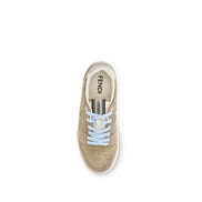 Fendi Sneakers Joși din Piele de Vițel Bej