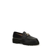 Valentino Garavani Loafers Platform Negri din Piele
