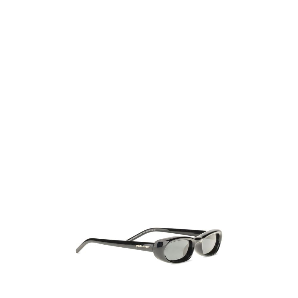 Saint Laurent Ochelari de Soare Negri din Acetat
