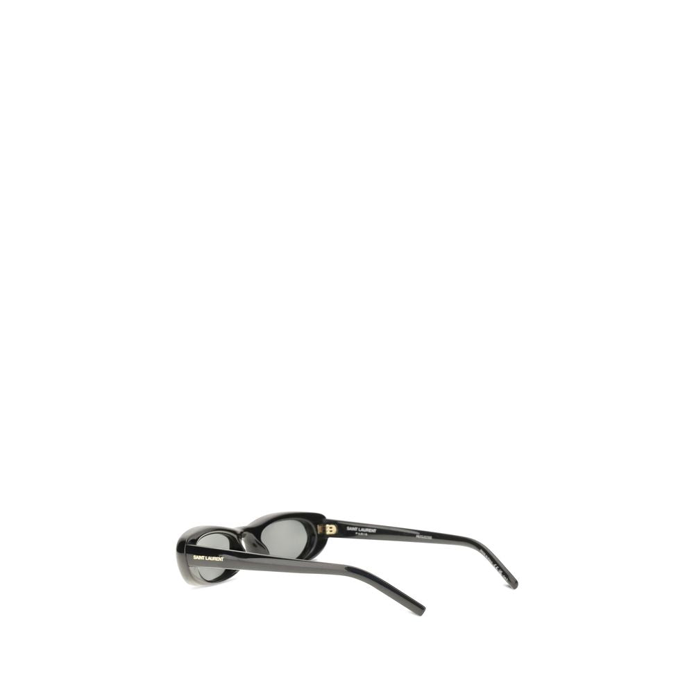 Saint Laurent Ochelari de Soare Negri din Acetat