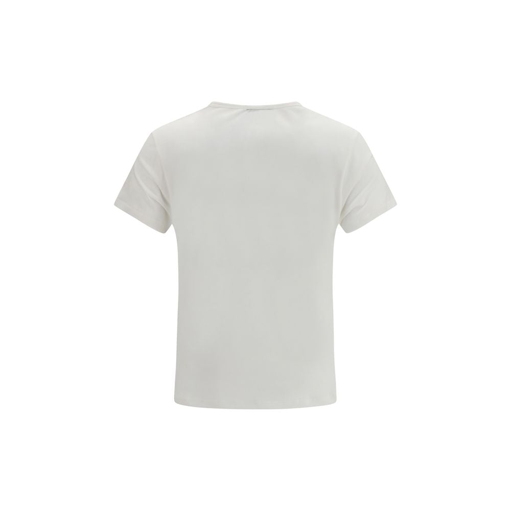 Fendi Tricou Alb din Bumbac