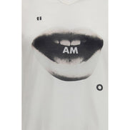 Fendi Tricou Alb din Bumbac