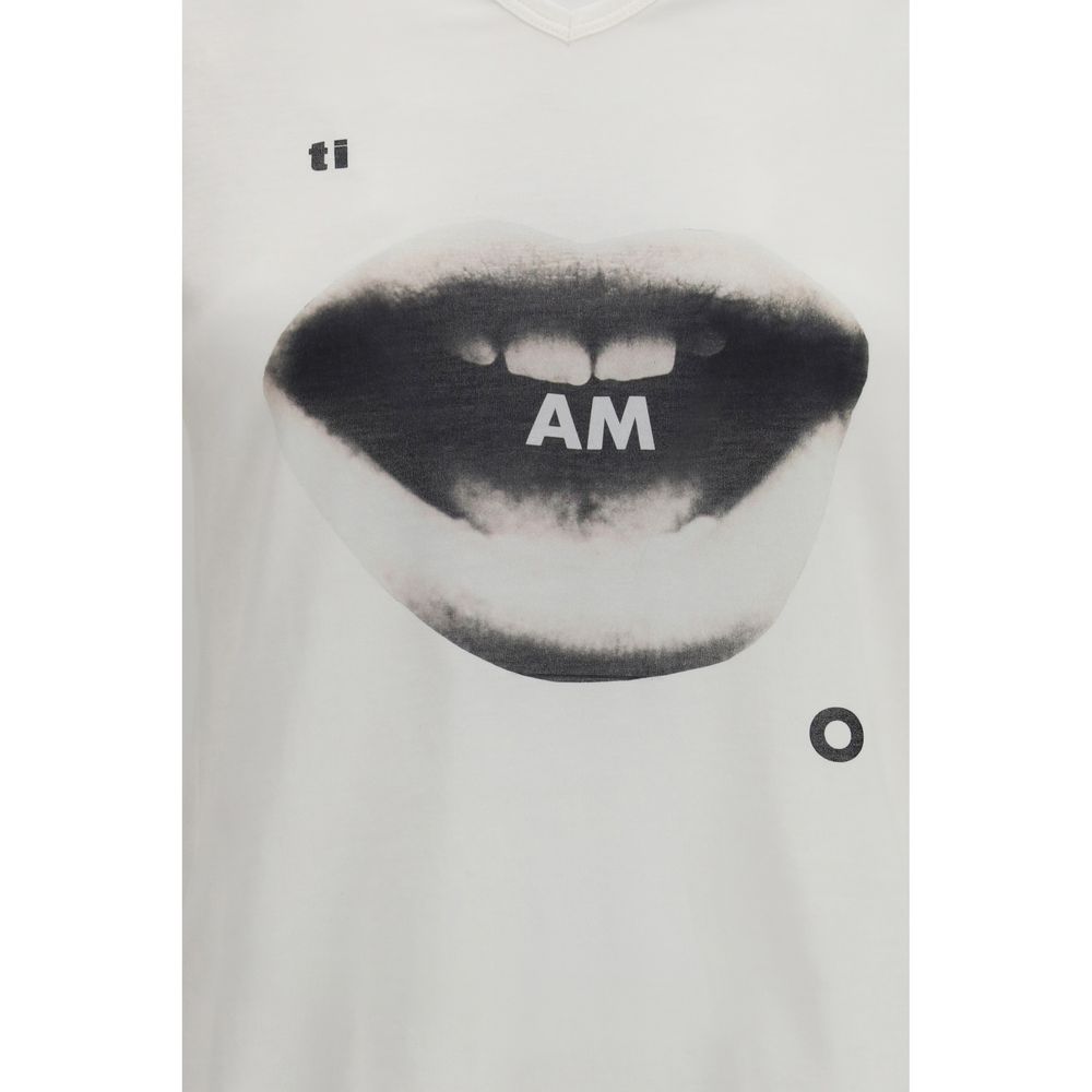 Fendi Tricou Alb din Bumbac